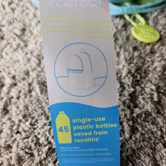 Ecotech Riley 17" Backpack - Aqua Ripple - Picture 15 of 15